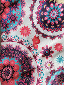 Cotton Tote Rope Bag - Summer Flowery Bloom