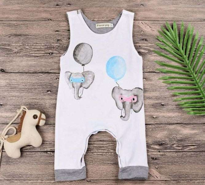 Ellie Balloon Baby Romper (Unisex)