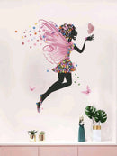 Flowery Fairy Graphic Wall Sticker