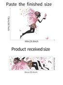Flowery Fairy Graphic Wall Sticker