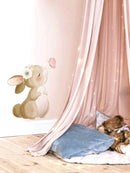 Cartoon Rabbit Pattern Wall Sticker