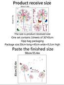 Dandelion Colorful Wall Sticker