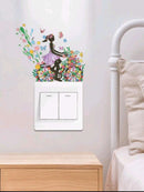 Fairy Tale Pattern Switch Outlet Wall Sticker