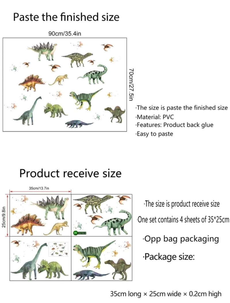 Dinosaur World Graphic Wall Sticker