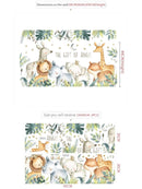 Animal Kids Print Wall Sticker