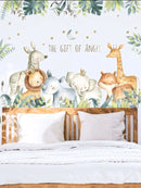 Animal Kids Print Wall Sticker