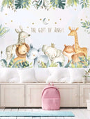 Animal Kids Print Wall Sticker
