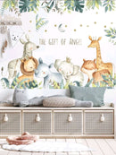 Animal Kids Print Wall Sticker
