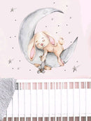 Dreamy Rabbit Print Wall Sticker