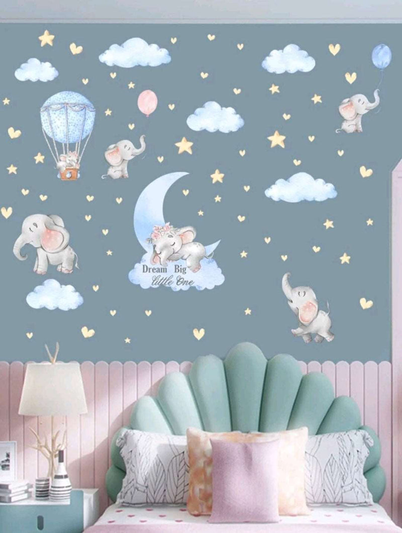 Dream Big Little One Print Wall Sticker