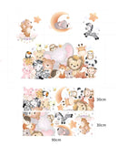 Jungle Kids Print Wall Sticker