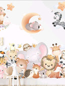 Jungle Kids Print Wall Sticker