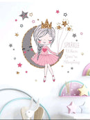 Princess Sparkle Pattern Wall Sticker