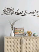Just Breathe Wall Sticker