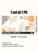 Leaf Print outlet wall Sticker