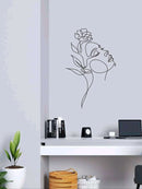 Abstract Face Print Wall Sticker