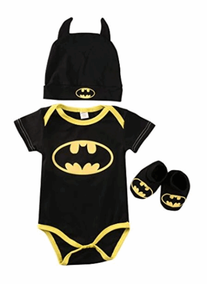 Original Batman Jumpsuit  - 3 piece set