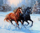 Horses Galloping - 5D Diamond Painting Kit (DIY)
