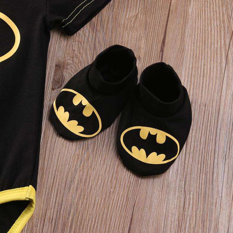 Original Batman Jumpsuit  - 3 piece set