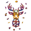 Wooden Box Animal Puzzle - Bright Deer A4