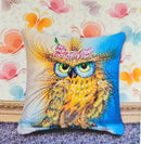Wild Owl Diamond Painting Kit (DIY) - Pillow Case Cover 40x40