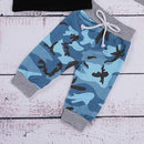 Blue Camouflage 4 Piece Set