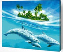 Dolphin - 5D Diamond Painting Kit (DIY)