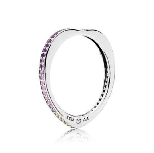 Authentic Pandora Luminous Arches of Love Ring - Silver