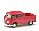 Motormax DieCast - Type 2 - T1 - Double Cab Pickup 1:24 Scale Model -  Red