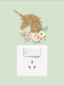 Unicorn Pattern Switch Outlet Wall Sticker