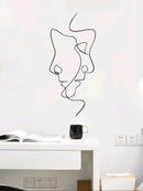 Abstract Figure Print Wall Sticker