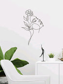 Abstract Face Print Wall Sticker