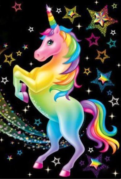 Unicorn Rainbow - 5D Diamond Painting Kit (DIY)