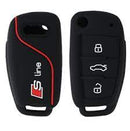 Silicone Car Key Protector - S-Line Audi 3 Button