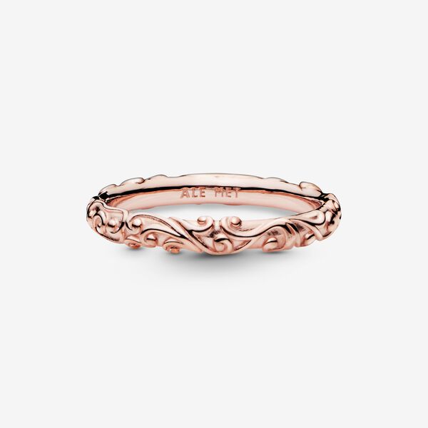 Authentic PANDORA Regal Band Ring Rose Gold