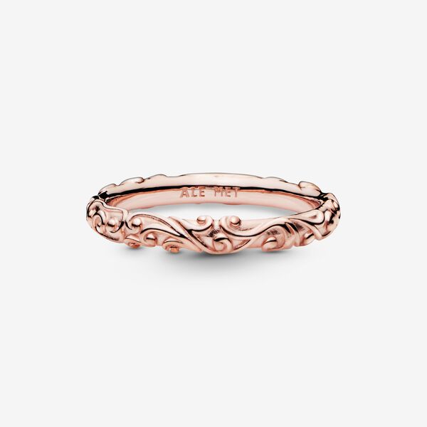 Authentic PANDORA Regal Band Ring - Rose Gold